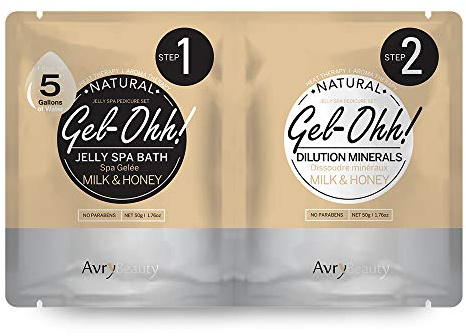 Avry Beauty Jelly Spa Bath Gel-Ohh 1 Pack (MILK & HONEY)
