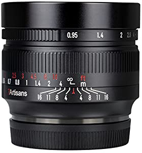 7artisans 50 mm f0.95 Camera Lens APS-C Larger Aperture Manual Focus Lens (for Nikon Z)