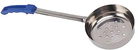 Cuchara Y Cucharón De Café Plano Con Gancho, Porcionador De Alimentos De Acero Inoxidable, Cucharón De Sopa De Cocina, Cuchara Medidora Para Cocina(agujero azul de 8 oz)