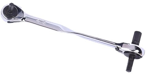 Generisch Juego de llaves de doble anillo, llave de carraca con dos extremos, llave de carraca 4 en 1 de alta dureza, llave de tubo, llave de carraca, resistente al desgaste