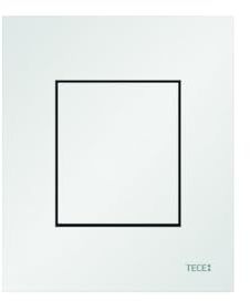 TECEnow Urinal-Betätigungsplatte, inklusive Kartusche, zum TECE-Druckspülgehäuse U1, 9242407, Farbe: weiß matt