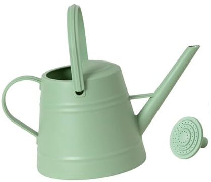 Sharplace Gießkanne 3,8 l Gartengießkanne für den Innen- & Außenbereich, Blumengießkanne aus Kunststoff, Gießkanne mit abnehmbarer Sprühdüse zum Gießen von Blumen, Pflanzen, Bäumen, Grünpflanzen, Grün