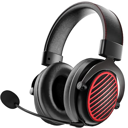 Redragon H540 Wireless Gaming Headset for PC, PS4/5, Xbox, Switch, 4-Mode(2.4G/BT/USB/3.5mm) - 7.1 Surround Sound - 53MM Drivers Gaming Headphones with Noise Canceling Mic - Memory Foam - Black