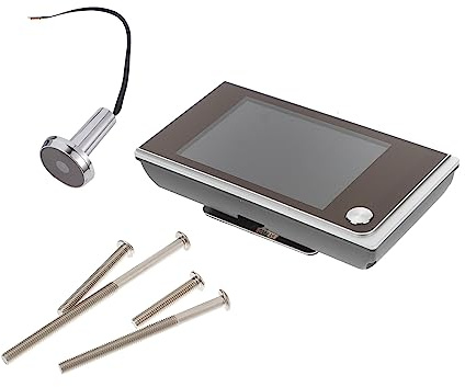 SHINEOFI 120grado Telecamera Spioncino Digitale Schermo Lcd Obiettivo Grandangolare Da Gradi Monitor Sicurezza Senza Per Casa