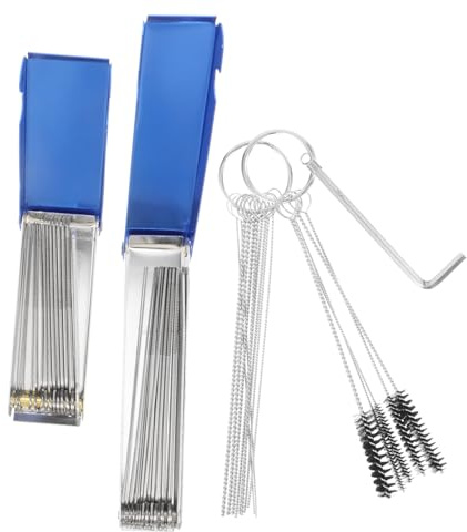 SWOOMEY Kit Pulizia Del Carburatore Spazzola e Aghi Detergente Per Pulizia Del Motore Strumenti Portatili