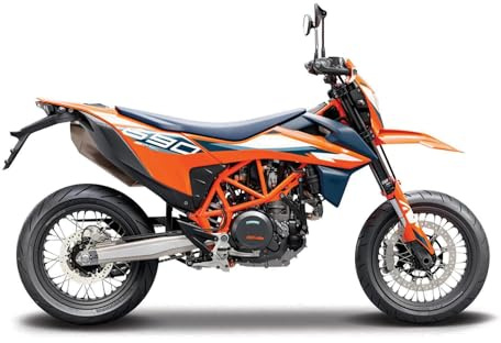 Maisto Moto KTM 690 (2023) - Scala 1:12 - Modello di moto da collezione incredibilmente dettagliato in pressofusione
