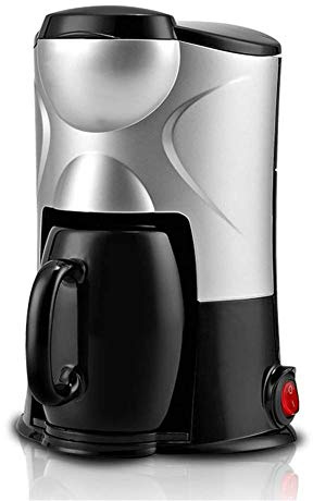 Machines à Café Lait, Mini Machine à Café Cadeau Maison Machine à Thé Portable Coupe en Céramique Petit Café Goutte à Goutte (Noir) Intéressant, HUANGHAIQIU