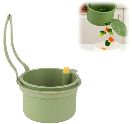 Aufhängung Sieb für Spülbecken - Abnehmbar Sieb Mit Druckknopf, Spüle Abflusssieb Waschbecken Organizer, Abtropfsieb für Küche und Küchenspüle, Verstopfungsschutz Küche, Wasserhahn AufhäNger