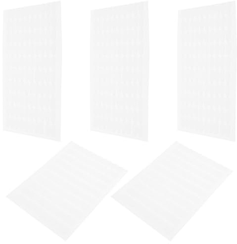Lurrose 500 Pièces Adhésif Transparent Double Face Clair pour Fixation Murale Amovible Points de Colle Gel Support Mural Mastic Adhésif pour Musée Polyvalent et Facile à Utiliser