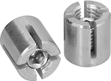Confezione da 10 morsetti per cavi in acciaio inox T316, per ringhiere interne ed esterne, applicazioni di costruzione di sistemi di graticcio