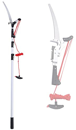 Telescopic Tree Pruner - Extendable Pruning Saw for Trimming Branches and Leaves, Durable Garden Cutter Tool