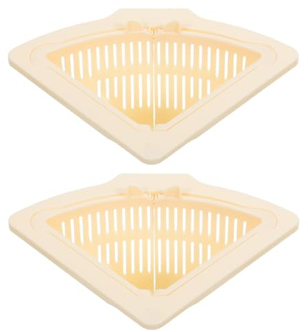 Gatuida 2 Pièces Panier D'égouttage Triangulaire Magnétique en Abs pour Évier Cuisine, Solution Stable et Mobile pour Fruits et Légumes Cuisines Multifonctionnelles