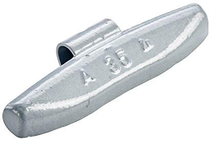 Perfect Equipment 50x Schlaggewichte Alu Felgen PKW Typ63 35g Silber | Wuchtgewichte Reifenwechsel Auswuchtgewichte Alu Ausgleichsgewicht