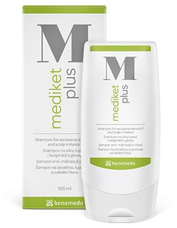 MEDIKET PLUS 200 ml Shampoo - ein einzigartiges dermatologisches Shampoo zur Behandlung von Schuppenbildung und Problemen im Zusammenhang mit der übermäßigen Talgproduktion