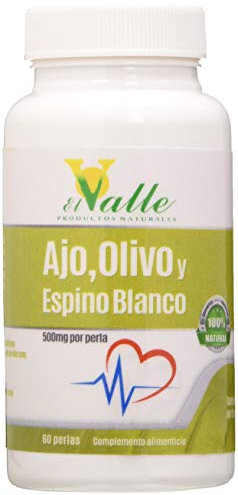 El Valle Garlic - White Hawthorn - Olive 60 Beads - 1 Unit