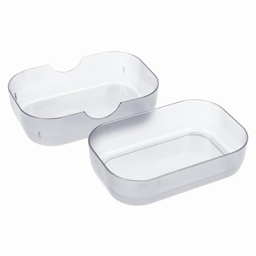 PARSA Beauty Seifendose transparent, Seifenbox für Seifenstücke | kompakte Aufbewahrung für Bad, Küche, Werkstatt & Reise, Stabiler Seifenbehälter aus Kunststoff hygienisch & wiederverwendbar