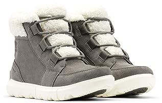 Sorel Botte Non Shell Femmes, SOREL EXPLORER II CARNIVAL COZY WP,Gris Quarry X Dove, 40.5 EU