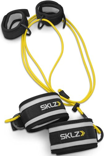 SKLZ Bump-N-Pass volleybolltränare med motståndsband för förbättrad passeringsteknik, svart