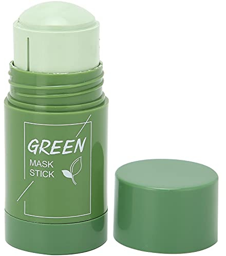 Mascarilla en Barra, Mascarilla de Barro de Té Verde Natural Hidratante Equilibrio de Aceite de Agua para el Cuidado de la Piel para Removedor de Puntos Negros para la Cara Hidrata el