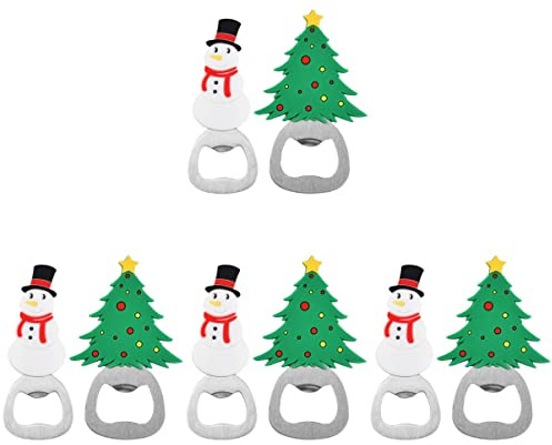jojofuny 8 Stk Flaschenöffner Weihnachtsfeierstrumpf Leidet Weihnachtsgeschenke Dosenöffner Weihnachtsbaumdekoration Glasdeckelöffner Cap-catcher-öffner Bier Kieselgel Füllstoff