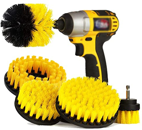 DUTTY Electric drill cleaning brush 5-piece set of floor tile cleaning brush Automobile tire gap cleaning brush Head electric drill brush