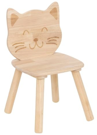 Atmosphera - Chaise Enfant Chat pia hévéa