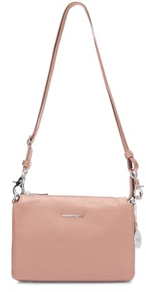 Mandarina Duck Mellow Leather Pochette, Mujeres, Winter Rose