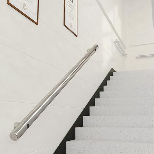 Barra de soporte antideslizante de acero inoxidable para escaleras, interior, hospital, hogar, barandilla, barandilla, 400 cm