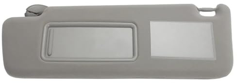 Auto Visiera Parasole Per Toyota Per Land Cruiser J12 Visiera Parasole Con Lampada Laterale Lato Conducente Passeggero Parasole Estensore Per Prado LC 120 2003 - 2009 Aletta Parasole Interni(Gray left