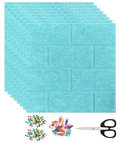 Panneaux muraux - Panneaux muraux en feutre Panneaux muraux | Revêtement absorbant acoustique auto-adhésif pour la maison, idéal pour les voyages Rappel photo calendrier