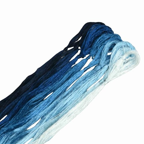 MINGGUXIUYI Broderitråd i mullbärssilke, 22 m per färg, för handbroderi, korsstygn och DIY (56)