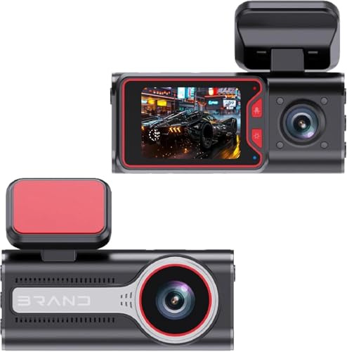 Dashcam Voiture 4K,Dashcam 4K/1080P WiFi Dash cam Voiture,GPS Tracker Vision Nocturne,Angle Large 170°+140°,G-Capteur,Enregistrement en Boucle,2.0 IPS,Camera Voiture