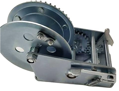 Main Manuelle, 1PC Petit Treuil Manuel À Manivelle 1200/1600/2500/3000lbs Bateau Camion Auto Main Treuil Manuel Outil À Main Levage Élingue Outils De Levage Pour jardin forestier(2500lbs)