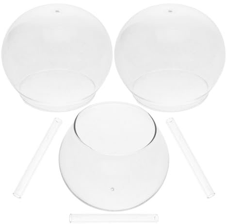 jojofuny 6 pièces Kit DIY Carillons Éoliens Japonais Transparent avec Verre et Tubes pour Décoration Jardin Extérieur et Intérieur Projet Créatif à Peindre pour Adultes