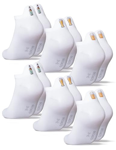 Occulto Ankel Strumpor Motiv Kvinnor & Män 3-6 Pack (modell: Luca) 6 Öl 43-46