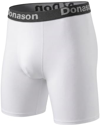 Donason Pantalones Crotos de Compresión para Niños Mallas Cortas Fútbol Niño Pantalones de Secado Rápido Ajustados Transpirable Deportivos Base Bañador de Surf para Ciclismo Baloncesto Natación