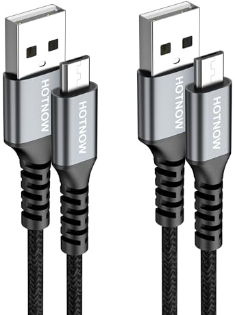Micro USB Kabel 1M 2 Stück,100cm USB A auf Micro USB Schnellladekabel. | Micro USB Ladekabel Android Schnellladekabel für Samsung Galaxy S7 S6 S5, Note 5,PS4 ,Kindle und mehr Micro-Geräte