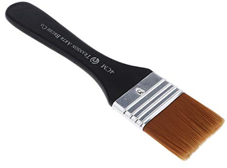 Sharplace Brosse en Nylon de Haute Qualité, Pinceau de Peinture Acrylique, Largeur 4cm