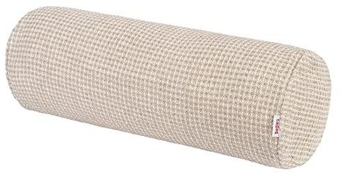 beties Leinen-Waffelpique Nackenrollenbezug ca. 15x40 cm Nackenrollenhülle Nackenrolle Sofakissen Kissenrolle 100% Leinen