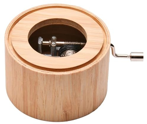 Spieluhr aus Bambus mit der Melodie: Amazing Grace - music box von Kurbelwerk green-line, Classic-Edition, gerahmt