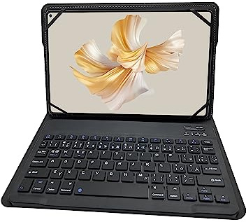 Funda Universal para Todas Las tabletas de 9 a 11 Pulgadas sin Teclado con función de Reposo y Despertador, Funda con Cierre magnético, Color Negro