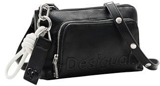 Desigual Damen Mone_Half Logo 24 L Geldbörse mit zwei Klappen