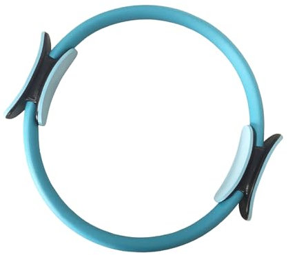 ICDKOYK Widerstand Elastizität Yoga Ring Premium Licht und tragbar für Ganzkörperübung Yoga Fitness Ring Kreis PP, Blau