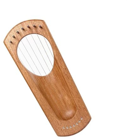 Erwachsene harfe Lange Harfe 7 Saiten Lyra Harfe Holz Harfe Tragbare Harfe Musikinstrument