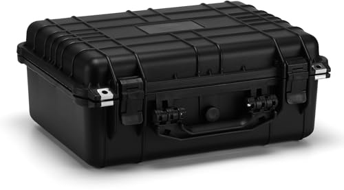 Mayouko 16 Waterproof Plastic Toolbox with Foam Insert, 16 x 13.2 x 7, IP67 Lockable Storage Box, Customizable Foam, Shockproof Hard Case Weatherproof Container, Protective Hard Camera Case
