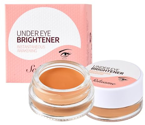 Under Eye Brightener Concealer for Dark Circles 2 pcs Under Eye Colour Corrector Suitable for Multiple Skin Tones Skin-friendly and Waterproof Ideal for Concealers & Correctors 2#