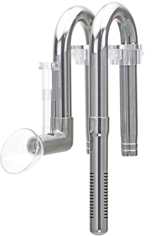 Aquarium Ölentfernung Skimmer - Aquarium Einlauf Abflussrohr | Entfettungsfolie Aquarium Filter | Einlauf Abfluss Zubehör | Edelstahl Design Wasserschlauch Armaturen Hochfest für Profis