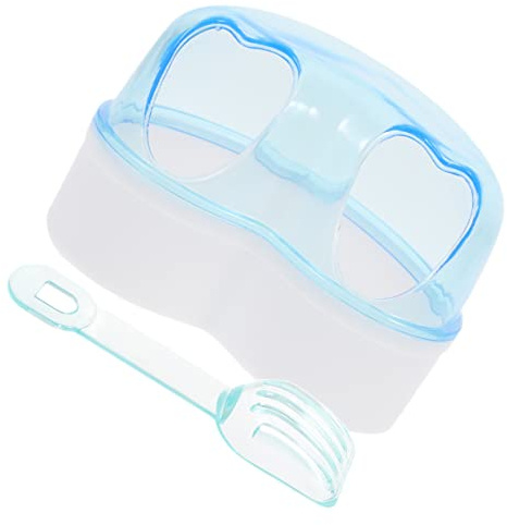 Warmhm Transparente Hamster Sandbad Box Praktische Badewanne Für Kleintiere Sandbadbehälter Mit Tiefen Kanten Für Sicheres Und Baden Im Käfig Für Hamster Und Andere Kleine Haustiere
