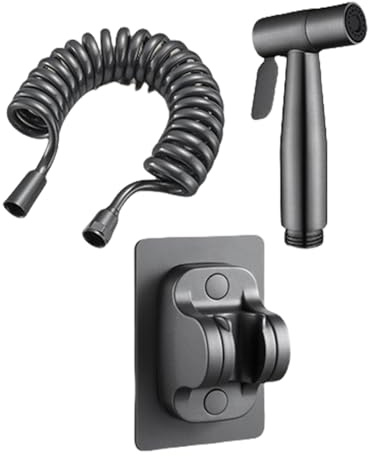 Douchette WC - Douchette Manuelle pour Toilette avec Flexible | avec Poignée Ergonomique, Économiseur d'Eau, et pour Lavage Bébé et Nettoyage Évier Cuisine