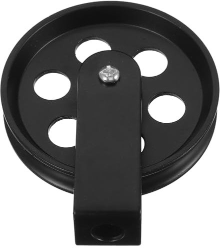 BESTYASH 70mm Seilrolle für Pendelleuchten Wandbefestigung Hebevorrichtung aus Metall Zubehör für Lampenaufhängung und Deckenleuchten